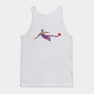 Soccer watercolor Tank Top